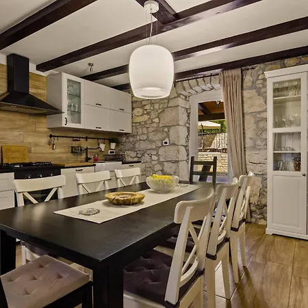 Charming Antoana For Families And Kids In Labin - Rabac With Children Playground & Private Pool *