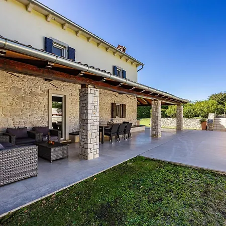 Villa Charming Antoana For Families And Kids In Labin - Rabac With Children Playground & Private Pool *