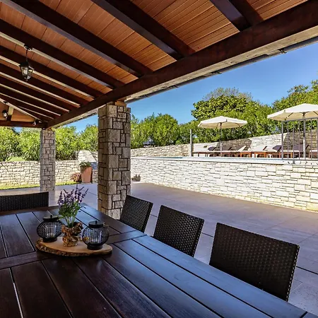 Villa Charming Antoana For Families And Kids In Labin - Rabac With Children Playground & Private Pool *