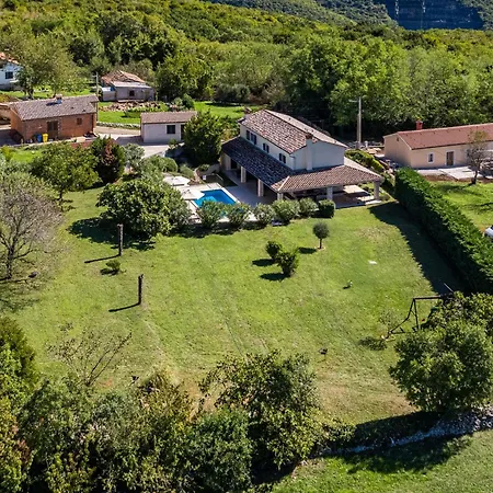 Charming Antoana For Families And Kids In Labin - Rabac With Children Playground & Private Pool Villa *